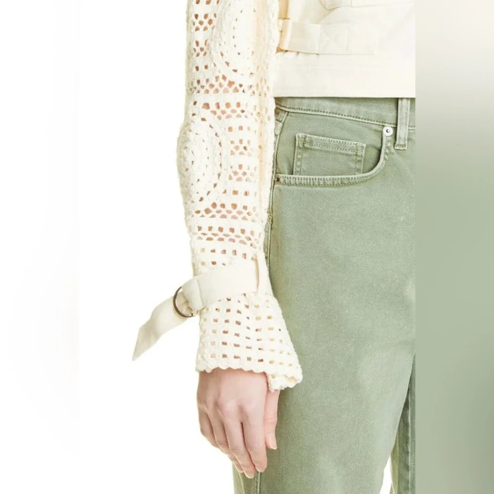 Veronica Beard Aylin Crochet-Sleeve Jacket – Size  small 4/6 - Picture 6 of 15